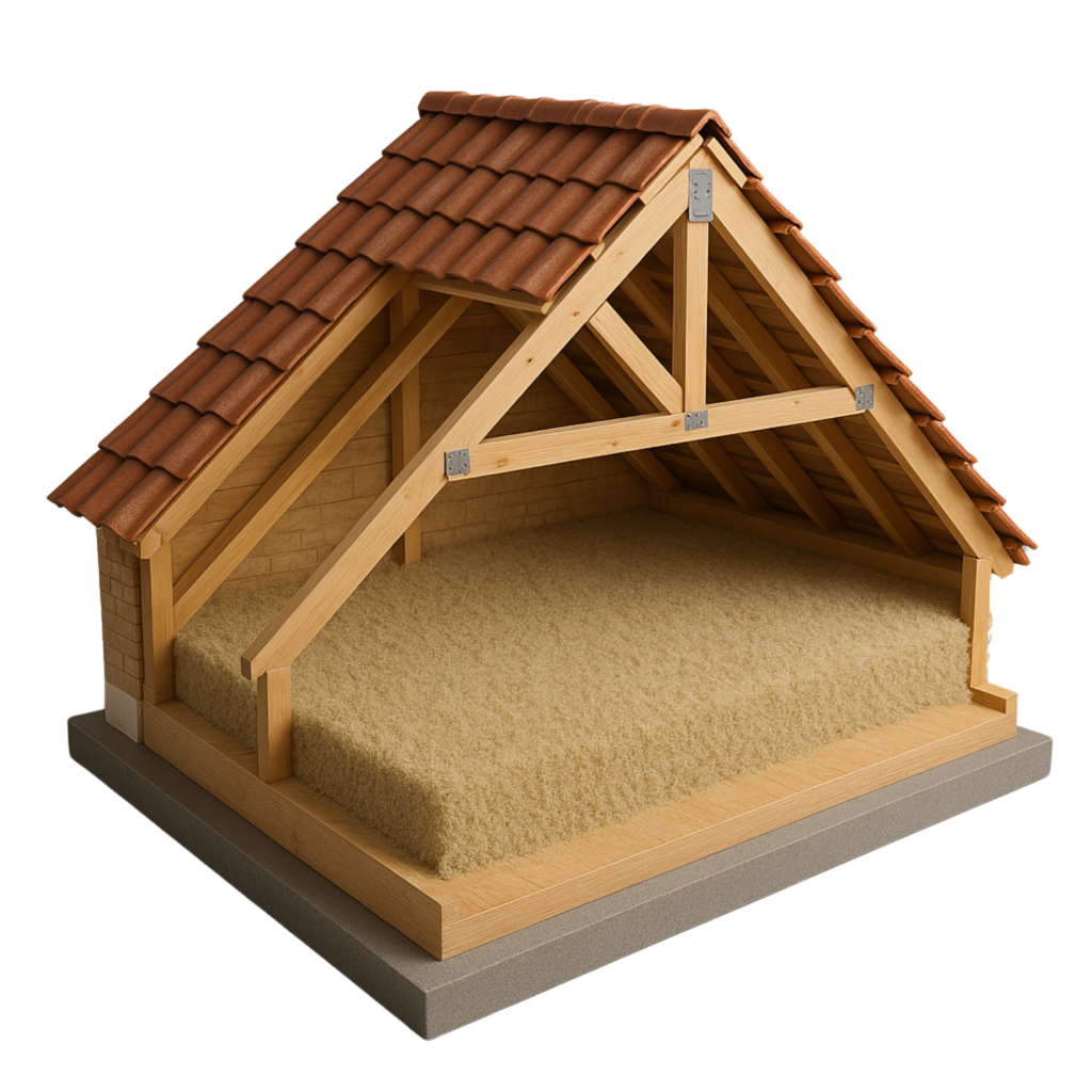 Maquette isolation des combles